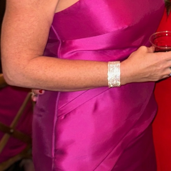 Alexander by Daymor evening Mardi Gras gown size 10 mother of bride/groom - Picture 5 of 11